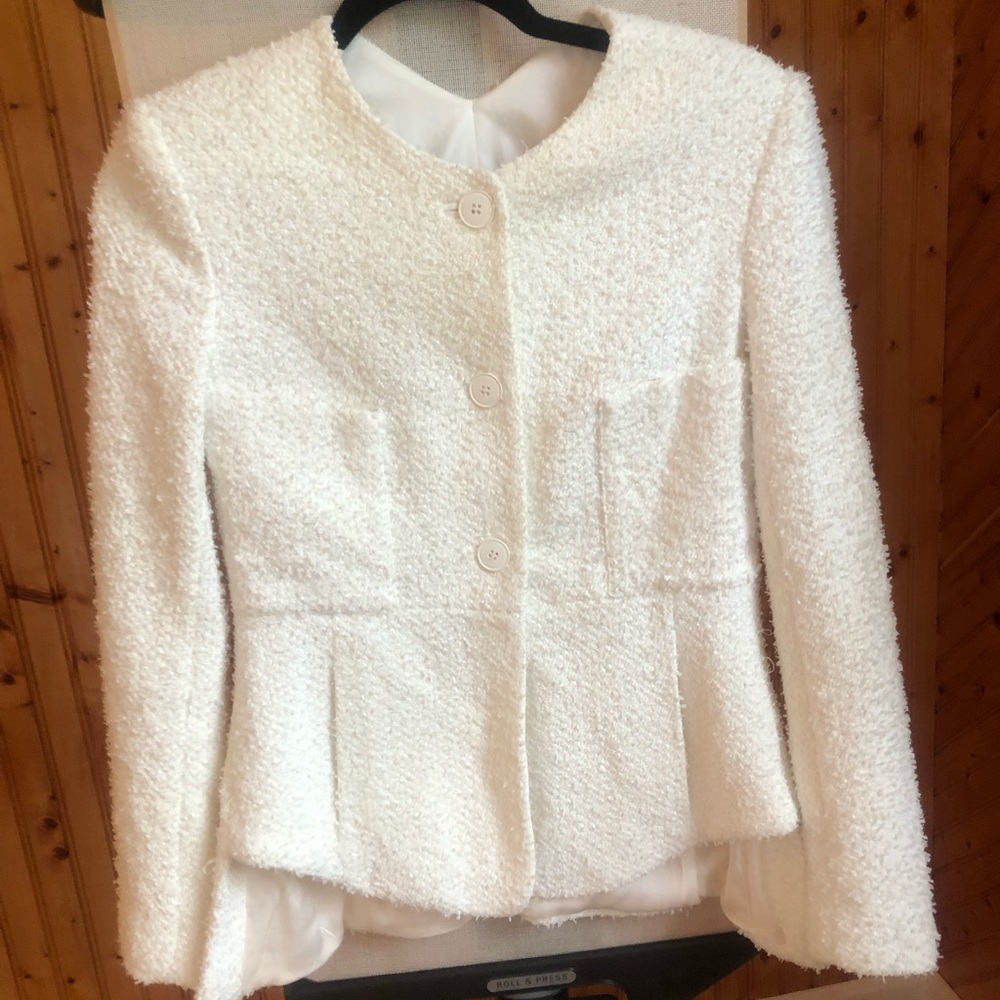 THEYSKENS THEORY WHITE JACKET